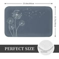 thumbnail image 2 of Yiaed White Dandelion Print Flannel Doormat Mat Outdoor Indoor Door Mats,Welcome Matt Outdoor Front Door Mat Doormat Outdoor Mat Outdoor Mat,16"x24", 2 of 7