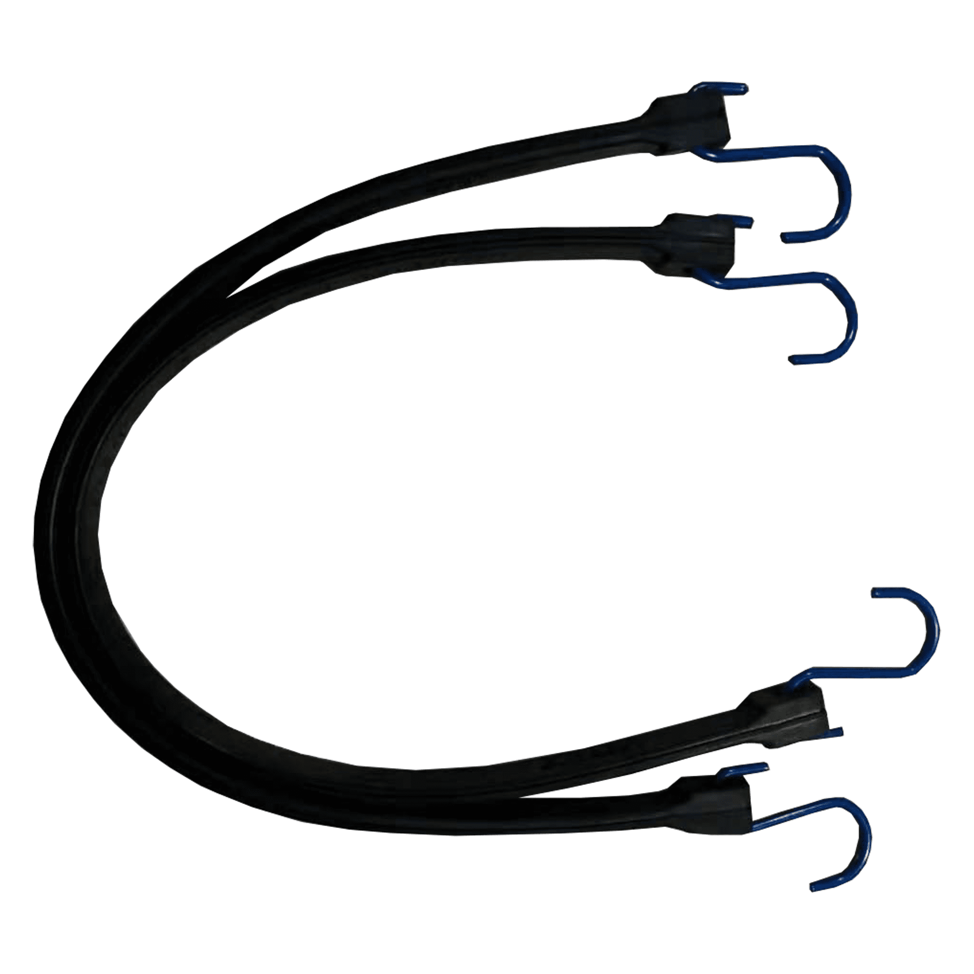 KUMA 21" Natural Rubber Tarp Strap 2 Pack Bungee Cords