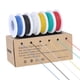thumbnail image 4 of Alambre de 30 awg de núcleo sólido - 6 cables de puente de diferentes colores de 100 pies o 30 m cada uno, alambre de cobre estañado de calibre 30 PVC (OD: 0.60 mm) Kit de cables de, 4 of 60
