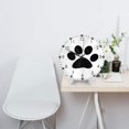 thumbnail image 3 of Reloj de pared con forma de pata de perro, silencioso, de 10 pulgadas, estilo rústico retro, decorativo para sala de estar, cocina, hogar, baño y dormitorio, 3 of 7