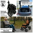 thumbnail image 2 of MAJESTIC IQ-8000 Nouvelle Aide à la Mobilité Télécommandée et Contrôlée par Joystick, Fauteuil Roulant Électrique Léger et Pliable, 2 of 5