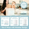 Papablic 11 Bottle Capacity Baby Bottle Electric Steam Sterilizer and
