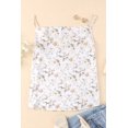 thumbnail image 1 of ABPHQTO Camiseta sin mangas con estampado floral beige para mujer, 1 of 5