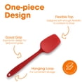 thumbnail image 5 of Cheer Collection Silicone Spatula Set, Silicone Spatulas For Nonstick Cookware Red, 6 Pieces, 5 of 5