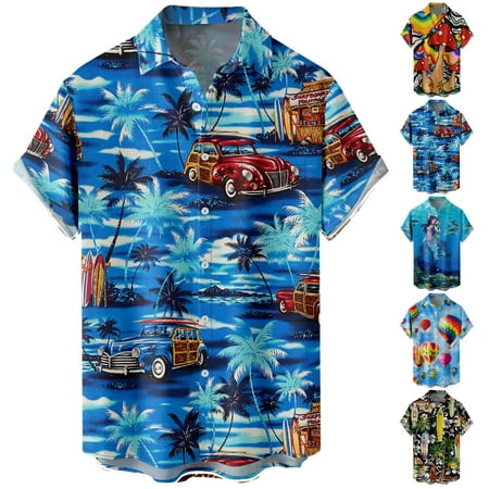 

Adult Kids Casual Button Down Short Sleeve Shirts Front-Pocket Cheap Clothes for Men Women