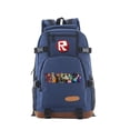 thumbnail image 2 of Mochila doble de tela Oxford de dibujos animados para adolescentes, morral impermeable de alta capacidad, bolso escolar para hombres y mujeres, 2 of 4