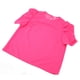 thumbnail image 2 of Blusa informal de verano Nikou para mujer con mangas cortas abullonadas color rosa y rojo talla L, 2 of 15