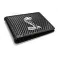 thumbnail image 2 of Ford Mustang Cobra Black Real Carbon Fiber Leather RFID Blocking Bi-fold Wallet, 2 of 5