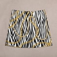 thumbnail image 4 of Gold Chains Skirt Woman Zebra Striped Retro Mini Skirts Summer Street Fashion High Waist D, 4 of 7