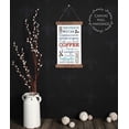 thumbnail image 2 of Wood, Canvas Sign, Coffee Types Kitchen Decor Quote Sign, Lightweight Ready to Hang Wall Hanging, 9x15-Inch, 2 of 4