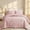 Pink, variant on 2/3PCS Plum Blossom Branch Quilt Bedspread Set,1 Bedspread +1/2 Pillowcases,Minimalist Oriental Home Decor, King and Queen Sizes Lightweight Breathable Machine Washable(Green,King)
