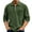 Army Green, variant on Quarter Zip Pullover Men Lapel Collar Corduroy Sweatshirt Loose Casual Long Sleeve Shirts Trendy Tops