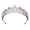 B, variant on ZPAQI Baroques Crown Headbands Colorful Wedding Headbands for Bride