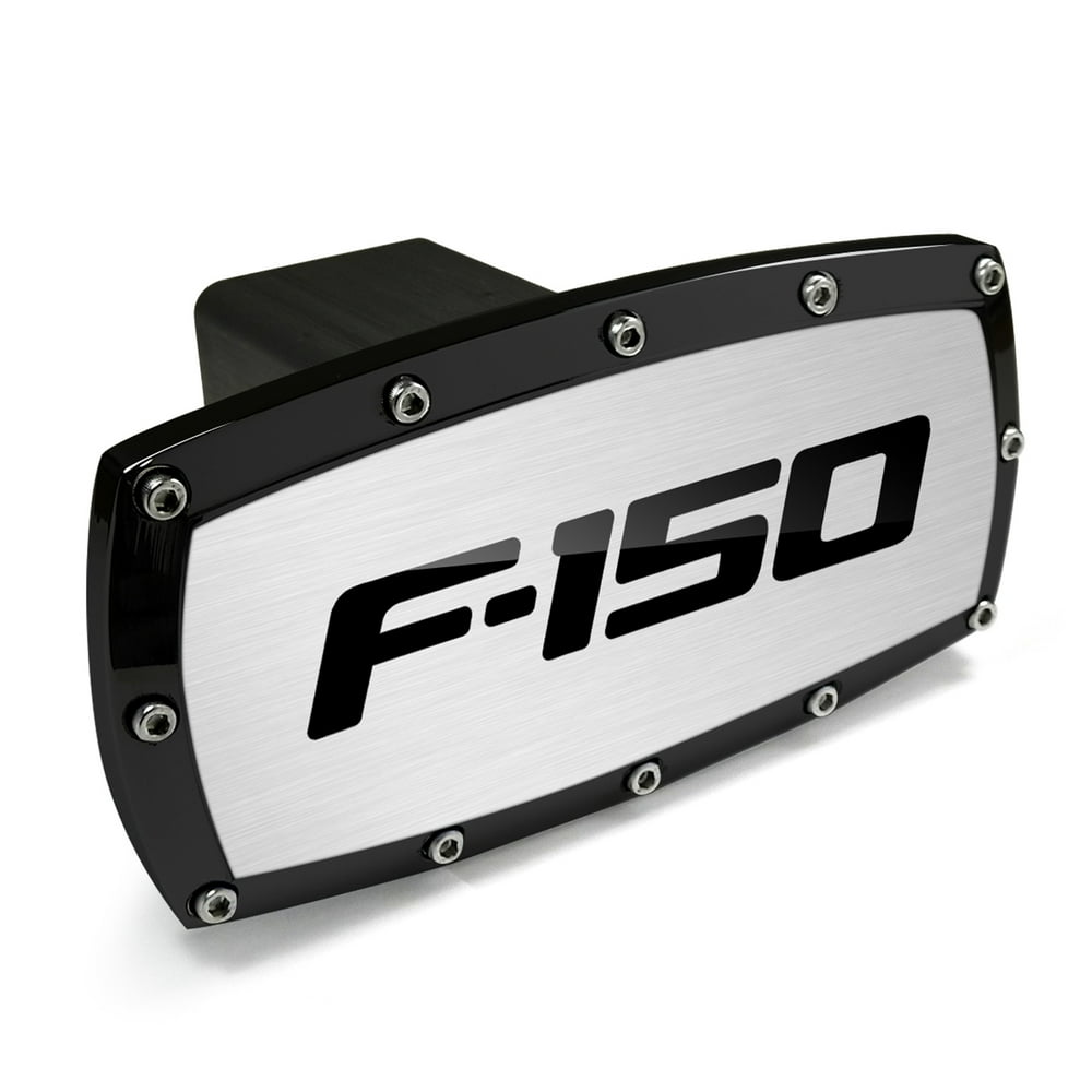 Ford F150 Black Trim Billet Aluminum Tow Hitch Cover