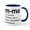 White/Navy Inside, variant on CafePress - Glam Ma Mug - 11 oz Ceramic Mug - Novelty Coffee Tea Cup