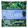 Baker Farms Organic Collard Greens, 10oz, Bagged, Fresh