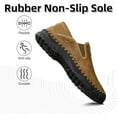 thumbnail image 4 of Men's Casual Loafer Slip On Comfort Soft Lightweight Business Driving Travel Walking Flat Non-Slip Sole Shoe Brown 9 US, 4 of 7