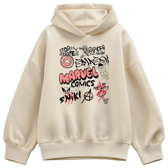 Marvel - Notebook - Women's Oversized Fleece Hoodie Sweatshirt