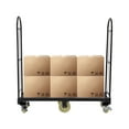 thumbnail image 4 of Heavy Duty Steel Dolly U-Boat Utility Cart Platform Hand Truck Six Wheel Black, 4 of 19