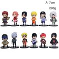 thumbnail image 2 of Figuras de acción de Naruto Shippuden, juguetes de PVC, Hinata, Sasuke, Itachi, Kakashi, Gaara, Jiraiya, Sakura, versión Q, regalo para niños, 12 unidades por juego Fivean Figuras de anime, 2 of 2