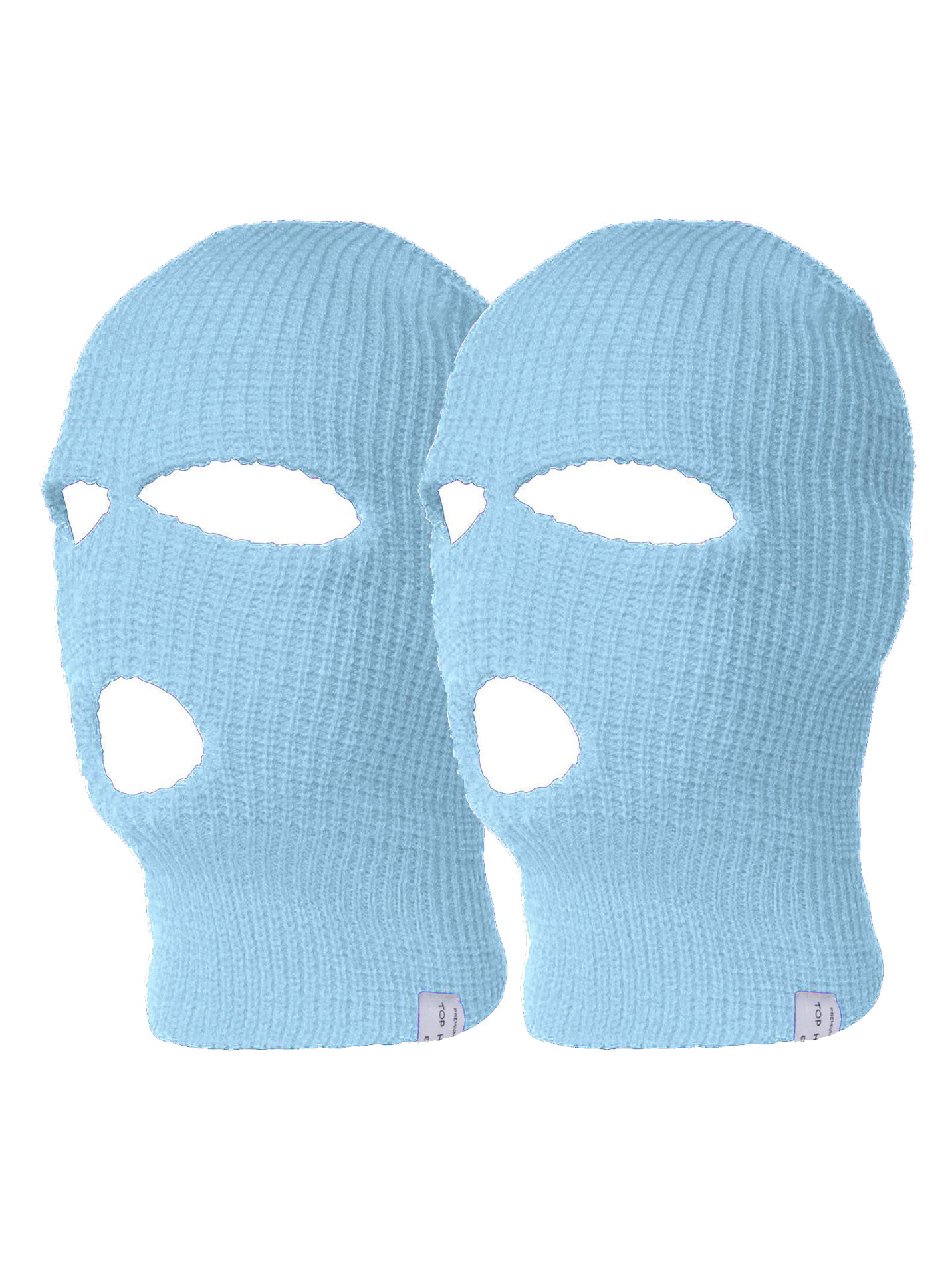 TopHeadwear's 3 Hole Face Ski Mask White 