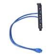 thumbnail image 4 of Placa Base USB 3.0 20 Pines A Cable Deflector Expansión Del Panel Posterior Dual USB3.0, 4 of 5