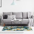 thumbnail image 6 of Daisy Soft Polyester Bathroom Mat Rug Absorbent Quick Dry Shower Floor Carpet for Bath Tub Sink Toilet Modern Geometric Design 200x300cm - Grey, 6 of 6