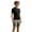 Black, variant on Boy Tops Compression Shirt Athletic Performance Top Wicking Breathable Fit For Kids Youth Sports Training Green 26/(9-11 Years)