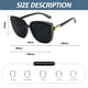 thumbnail image 2 of Gafas de sol retro de moda europeas y americanas, hechas de PC y CA., 2 of 5
