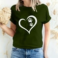 thumbnail image 6 of Kayannuo Valentine's Day Womens Graphic Tees Love Heart Printed Womens T Shirts Womens Work Tops Girls Short Sleeve Out Blouse Letter Print Gift Shirt T-Shirt Tops, 6 of 6