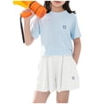 thumbnail image 3 of Ultrave Girls Athletic Set, Short Sleeve Tee & Shorts Casual Outfit, Lightweight Activewear for Girls, Summer Sets for 5-15Y, 3 of 6