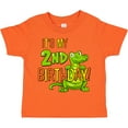 thumbnail image 3 of Inktastic It's My 2nd Birthday with Cute Green Alligator Boys or Girls Toddler T-Shirt, 3 of 5