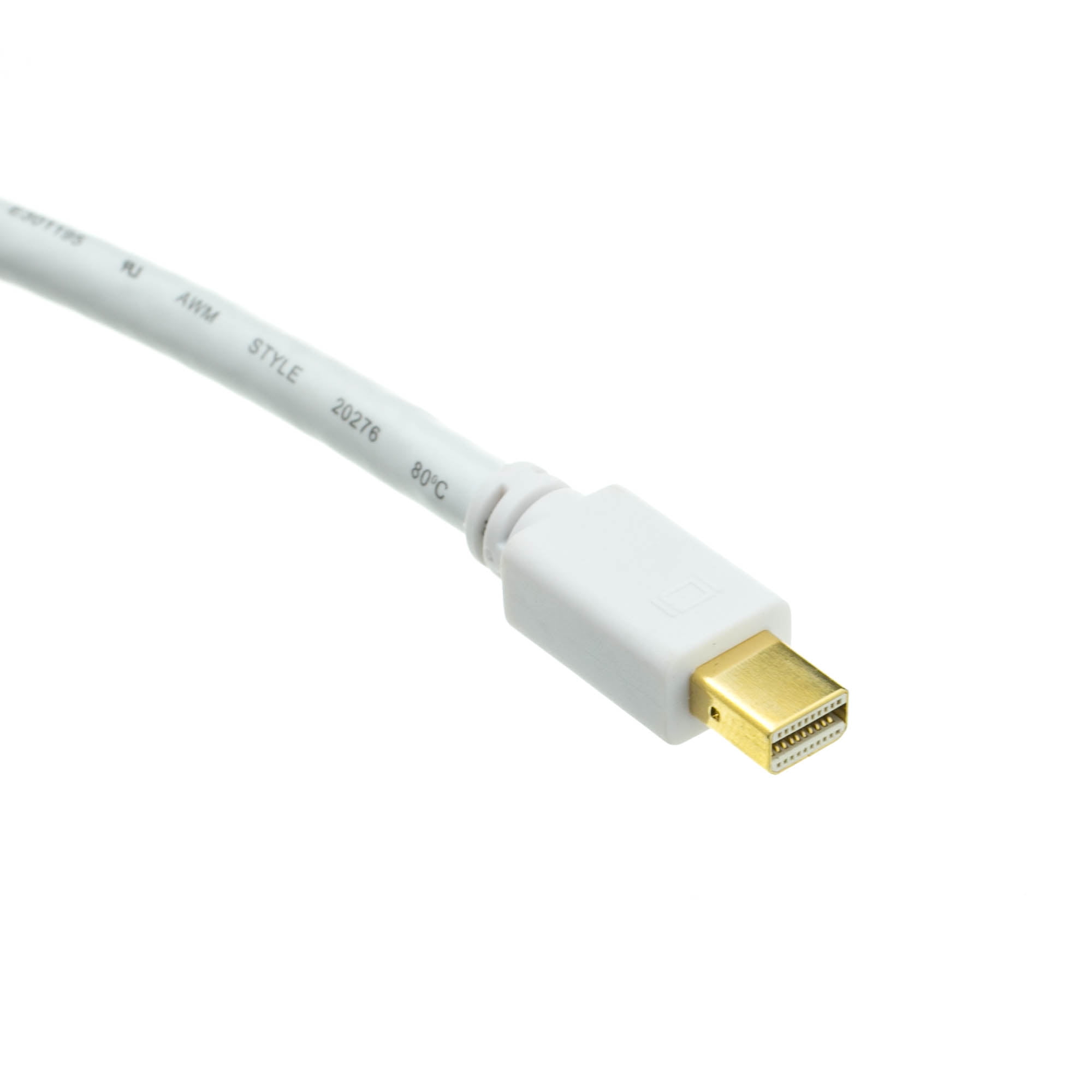 Cable Wholesale Mini DisplayPort to DVI Video Cable- Mini DisplayPort Male to DVI Male- 10 foot