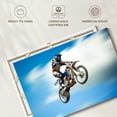 thumbnail image 6 of Elephant Stock Extreme Motocross Wall Art - Horizontal Canvas Wall Art - Living Room Wall Decor - Sports Canvas - Blue And White Decor - 24" x 16", 6 of 8