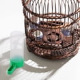 thumbnail image 2 of 10 comederos automáticos para loros, bebederos portátiles para aves - Tamaño L (Verde), 2 of 7