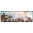 thumbnail image 5 of Dreamtimes Tropical Palm Tree Hallway Runner Rug 2'x6' Kitchen Rug with Rubber Backing Sunset Sky Cloud Non Slip Entryway Rug Runner Washable Soft Area Rug for Hallway Bedroom Kitchen Decor, 5 of 6