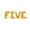Gold, variant on Letter Balloons - FIVE 16" Inch Alphabet Letters Foil Mylar Balloon Birthday Party Banner (Red)