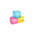 thumbnail image 4 of Hvmvliv Stress Cube 3 High-Density Gel Filled Fidget Cubes Set of 3 Silent Stress Relief Sensory for Adults Soft Squeeze Anxiety Calming Tool Durable Portable for Office or Travel Multicolor, 4 of 4