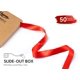 thumbnail image 2 of Cinta decorativa satinada para teclado, 2,2 cm x 46 m, color rojo, 2 of 7