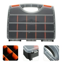 LOLIPPYY Convenient Black Small Parts Organizer Box with Durable Construction for Tool Storage