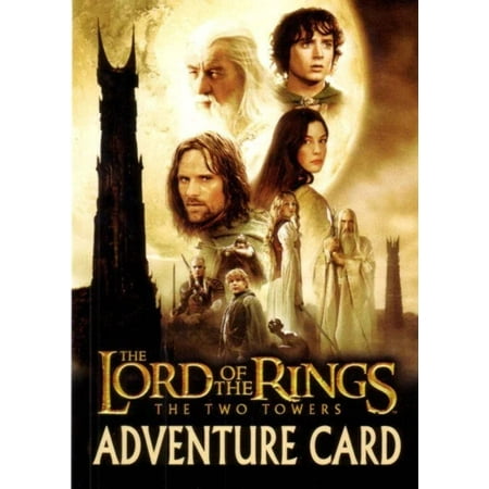 Lord of the Rings The Two Towers movie cast 2003 Adventure Card promo postcard