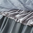thumbnail image 2 of Jdlsppl Women's Pleated Tulle Skirt Mesh Skirt Fall Tulle Fitted Summer Basic Cotton Soft Calf Length Layered Grey Small-X-Large, 2 of 4