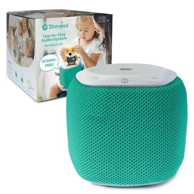 Storypod Learning-First Audio Play System Starter Set Plus Interchangeable Teal Sleeve Interactive Educational Toy & Storyteller Boys & Girls Young Kids Toddlers & Preschoolers