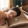 thumbnail image 1 of Linnome Cooling Pillowcase Double Sided Ice Silk Breathable Washable Ice Rattan Weave for Summer Sleep 23x15.7 Inch, 1 of 6