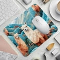 thumbnail image 2 of Alfombrilla de escritorio con diseño de alpaca, pequeña, para gaming, con base de goma, ideal para el trabajo, juegos, oficina y hogar., 2 of 7