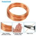 thumbnail image 4 of Uxcell Soft Copper Wire, 15Gauge/1.5mm Diameter 6m/19.68ft Spool Craft Wire, 4 of 5