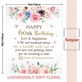 thumbnail image 4 of Sunyuer 60th Birthday Gifts for Women, 60th Birthday Gift Ideas, Gifts for 60 Year Old Woman Blanket 60"x 50", 1963 Birthday Gifts for Women, Gifts for 60th Birthday, 60th Birthday Decorations Women, 4 of 7