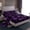 Black Purple, variant on Homewish Retro Flowers 3pcs Twin Sheet Sets for Female Men Teens,Botanical Plants Blossom Twin Fitted Sheet,Exotic Style Breathable Flat Sheet,Super Cozy Room Decor