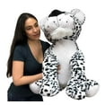 thumbnail image 3 of Big Plush® Giant Stuffed Snow Leopard 36 Inches 91 cm Soft Big Plush Wild Cat Three Feet Tall New, 3 of 7