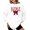 White Sweatshirt, variant on Bama Sweatshirt with Crimson Coquette Bow Alabama School Pride Red Floral Sweater Gray Sweatshirt Youth Medium